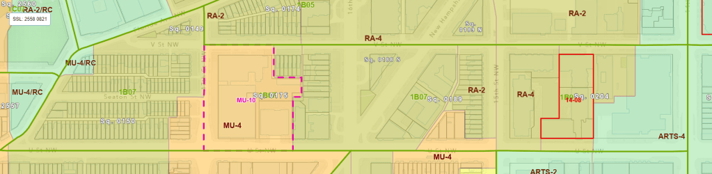 Zoning Map for 1B07