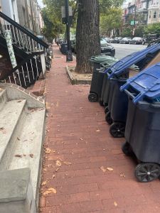 Narrow Sidewalk On U Street